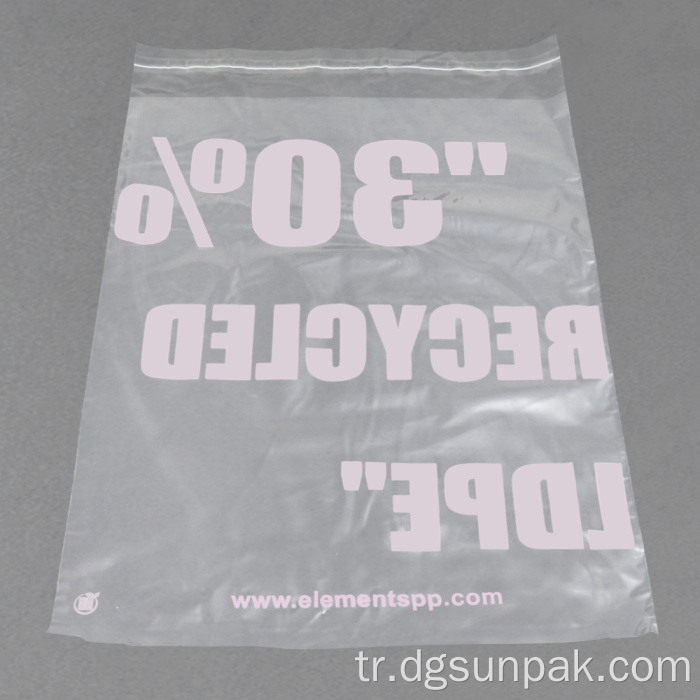 % 30 Geri Dönüşümlü Yapışkan Giyim Paketi Giyim Çantaları